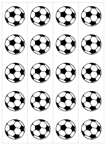 Football Icing Strips 2" x 11" Four on a sheet