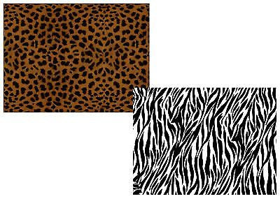 Leopard or Zebra Print cake topper